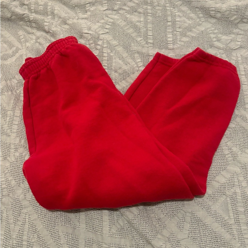 Max Active Youth Large Sweatpants Red